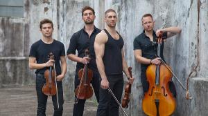 Chiseled Men's Singing String Quartet At The Gracie Theatre Is Well-Strung Image