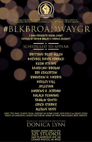 #BlkBroadwayGR Social Mixer Event to Take Place at S2S Studios 