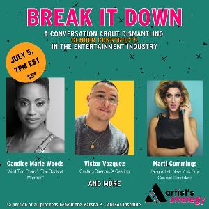 Candice Marie Woods, Victor Vazquez and Marti G. Cummings to Lead Artist's Strategy Panel 