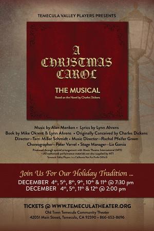 A CHRISTMAS CAROL The Musical to be Presented by Temecula Valley Players 
