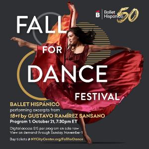 Ballet Hispánico To Perform In New York City Center's Digital Fall For Dance Festival Live From The Stage 
