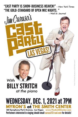 JIM CARUSO'S CAST PARTY With Billy Stritch Will Return to Myron's At The Smith Center 