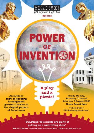 BOLDtext Playwrights & Birmingham Museums Present: POWER OF INVENTION Image