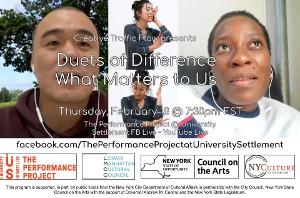Creative Traffic Flow Premieres DUETS OF DIFFERENCE: WHAT MATTERS TO US Image