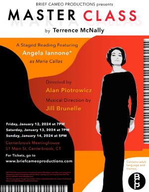 Brief Cameo Productions to Present Staged Reading Of MASTER CLASS This Winter Image
