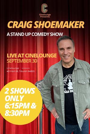 Craig Shoemaker to Perform Live at Cinelounge Tiburon This Month 