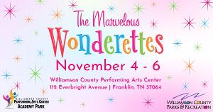 The Williamson County Performing Arts Center To Present Fall Musical THE MARVELOUS WONDERETTES 