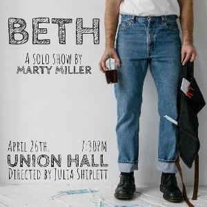 Marty Miller to Present Encore Performance of BETH: A SOLO SHOW at Union Hall  Image