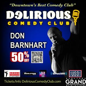 Delirious Comedy Club Offers 50% Discount To Military, First Responders and Tourists 