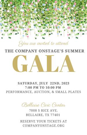 The Company OnStage to Present 2023 Summer Gala in July Image