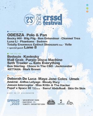 CRSSD Festival Announces Lineup For Spring 2023 Edition 