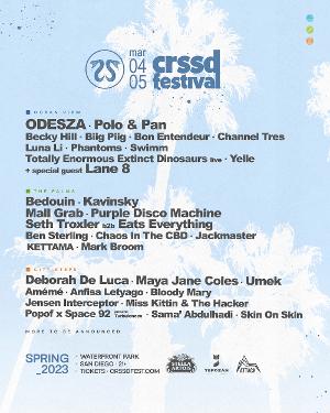CRSSD Festival Announces Lineup For Spring 2023 Edition Image