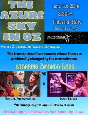 Amanda Ladd Stars In NYC Premiere Of THE AZURE SKY IN OZ At The United Solo Festival 