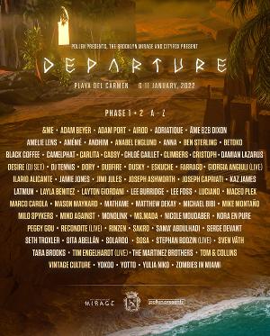 DEPARTURE Announces Adam Beyer, Peggy Gou, Dubfire, and More For Mexico Festival  Image