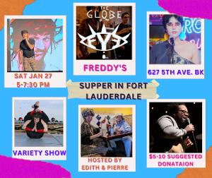 Variety Show SUPPER IN FORT LAUDERDALE Invites You To Come Play 