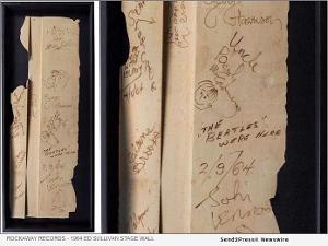 Historical Artifact From THE BEATLES On The Ed Sullivan Show Hits The Music Collectibles Market Image