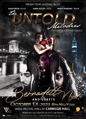 Renowned Violinist Bernadett Nyári To Perform Debut Concert At Weill Recital At Carnegie Hall Image