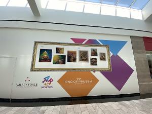 Valley Forge Tourism's New Installation At King Of Prussia Mall Celebrates Montgomery County's Diverse Artists 