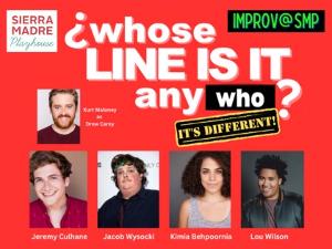 Sierra Madre Playhouse Presents WHOSE LINE IS IT ANYWHO? Next Month Image