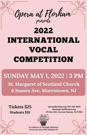 Opera At Florham Presents 2022 International Vocal Competition  Image