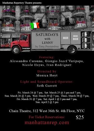 Manhattan Repertory Theatre Presents SATURDAYS WITH LENNY  Image