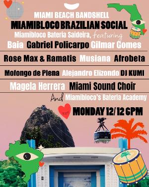 Gabriel Policarpo, Gilmar Gomes, Mauricio Baia & More to Perform at Miamibloco Brazilian Carnaval Social Image