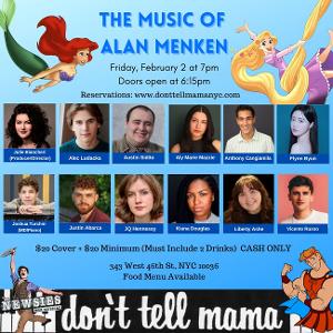 Don't Tell Mama to Present THE MUSIC OF ALAN MENKEN in February Image
