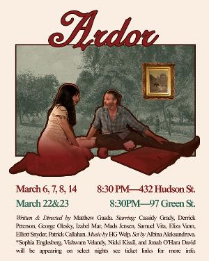 ARDOR By Matthew Gasda Runs Through March At Secret Locations Across Manhattan And Brooklyn 