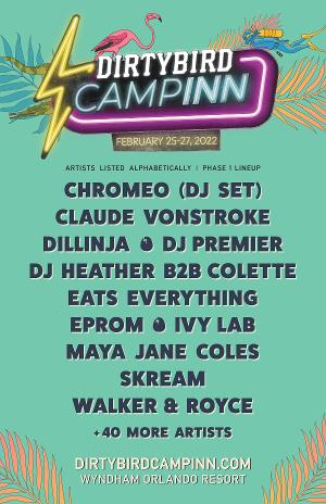 Dirtybird CampINN In Orlando Announces 2022 Lineup Image