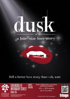 Twilight Parody Musical DUSK: A BITE-SIZE LOVE STORY To Make World Premiere At Edinburgh Festival Fringe  Image