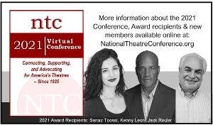 The National Theatre Conference Announces 2021 Award Recipients  Image