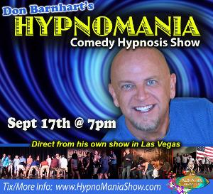 Aloha Ha Comedy Show In Hawaii to Present Don Barnhart's Interactive Comedy Hypnosis Show in September 