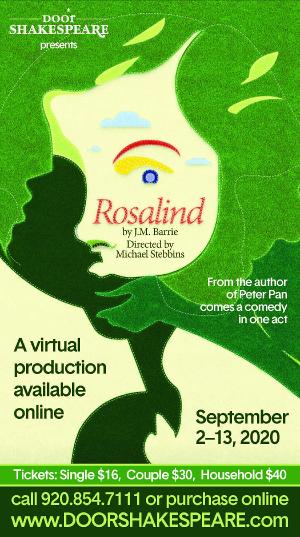 Door Shakespeare Presents First Virtual Outing, J.M. Barrie's ROSALIND 