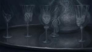 ETCHED GLASS DECANTER Comes to Theater 555 in April  Image