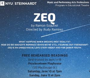 New Plays For Young Audiences to Present ZEQ by Ramon Esquivel This Summer 
