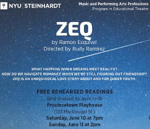 New Plays For Young Audiences to Present ZEQ by Ramon Esquivel This Summer Image