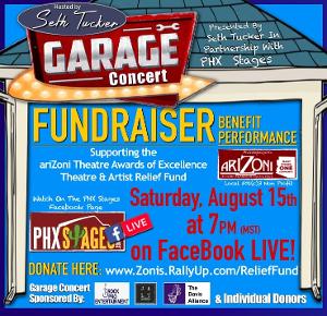 Seth Tucker and PHX Stages Present Garage Concert Fundraiser For AriZoni Relief Fund Image
