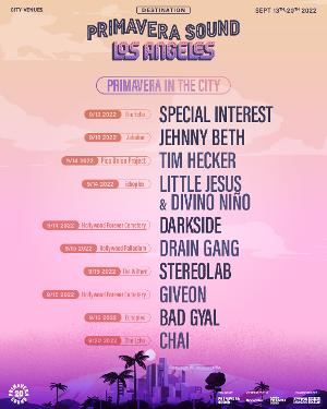 Primavera Sound Los Angeles Announces PRIMAVERA IN THE CITY Shows Image