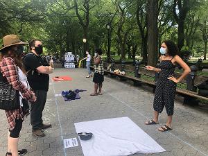 The Living Mural Brings Live Theater To Central Park 