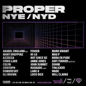 FNGRS CRSSD Announces Lineup For Debut Edition Of PROPER NYE Image