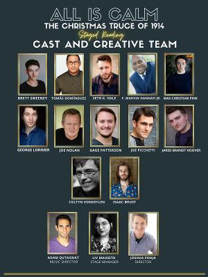 Vanguard Productions Announces Cast For Milwaukee Premiere Of ALL IS CALM: THE CHRISTMAS TRUCE OF 1914, IN CONCERT 