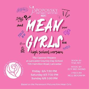 MEAN GIRLS: HIGH SCHOOL VERSION is Coming to Lancaster, PA 