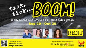 TICK, TICK…BOOM! Explodes Onto The Phoenix Theatre Stage On September 30 