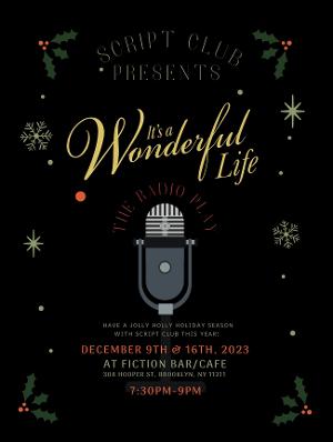 Script Club To Host Reading of IT'S A WONDERFUL LIFE: THE RADIO PLAY Image