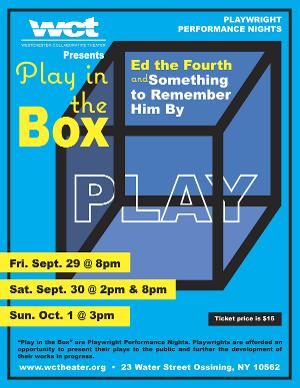Westchester Collaborative Theater Presents Two New One-Act Plays For Its September PLAY IN THE BOX Production Image