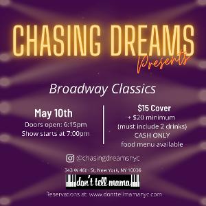 Chasing Dreams to Return With BROADWAY CLASSICS at Don't Tell Mama This Month Image