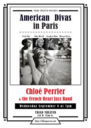 Chloe Perrier & The French Heart Jazz Band to Present AMERICAN DIVAS IN PARIS at The Triad Theater 