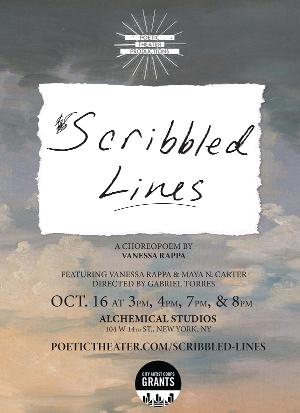 Poetic Theater Productions to Present First In-Person Production of 2021 - SCRIBBLED LINES  Image