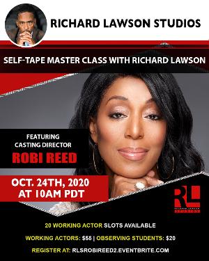 Veteran Casting Director Robi Reed Returns to The Richard Lawson Studios Master Class Series  Image