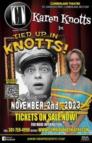 Karen Knotts to Perform One-Woman Show at Cumberland Theatre 